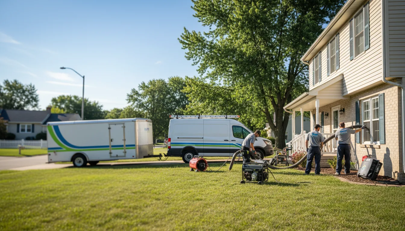 Flooded Basement Restoration And Cleanup With Repair in Six Lakes, MI near me